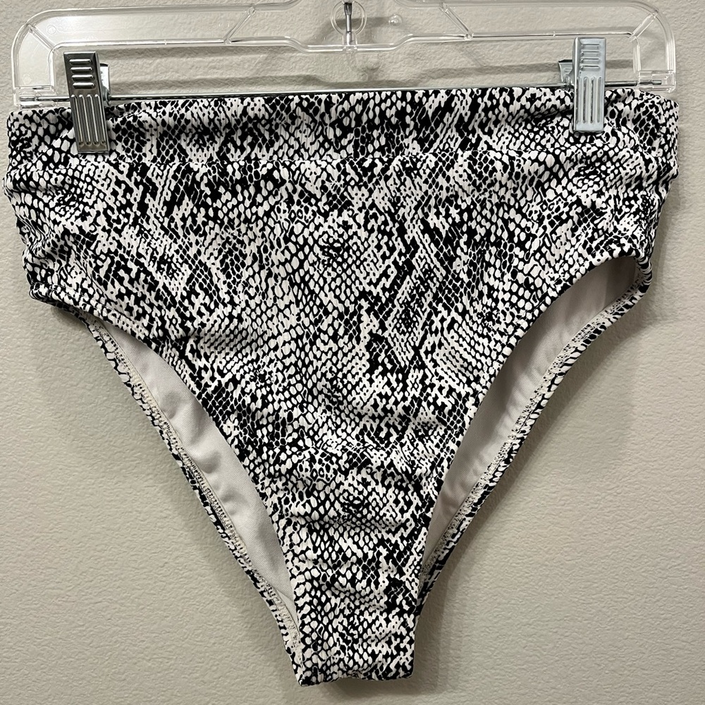 Snake Print Bikini Bottoms